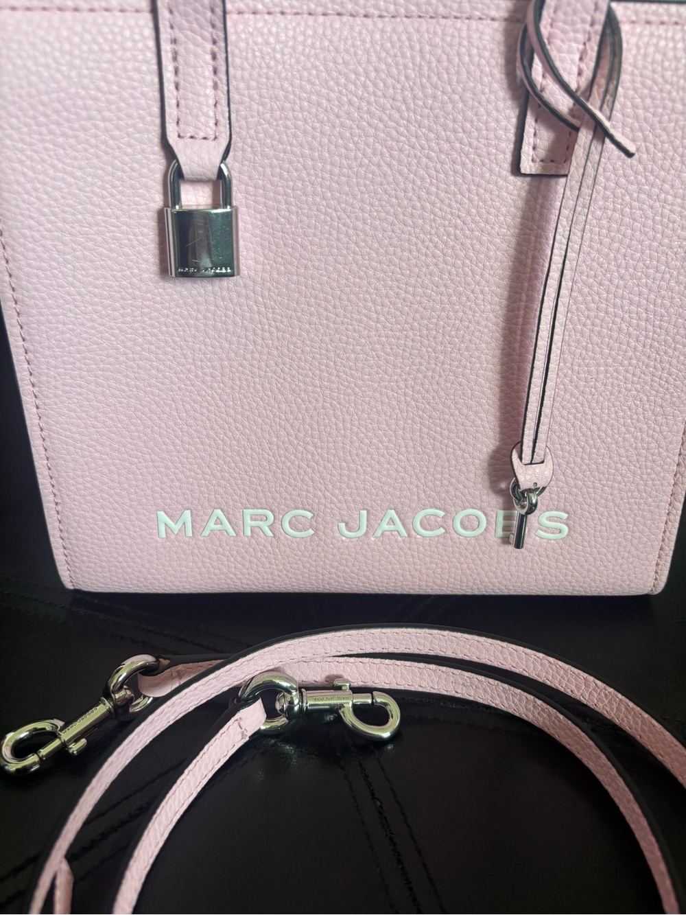 Marc Jacobs Pink Mini Tote with Removable Strap - Picture 2 of 15